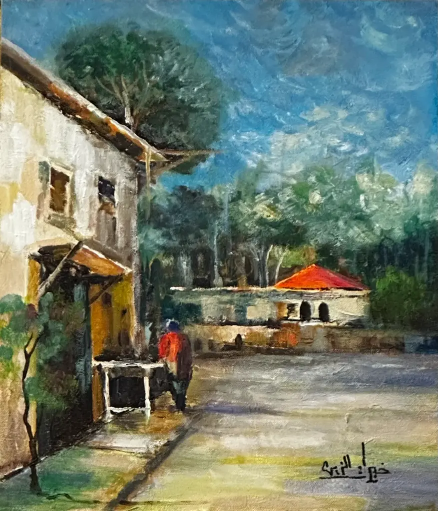 Quiet Morning in the Village – Lebanese Landscape by Khayrat Al Zein