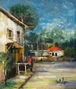 Quiet Morning in the Village – Lebanese Landscape by Khayrat Al Zein